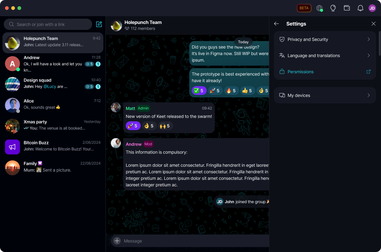 Language Packs π¦ Β· Desktop Go to 'Settings' and select 'Language and translations'.