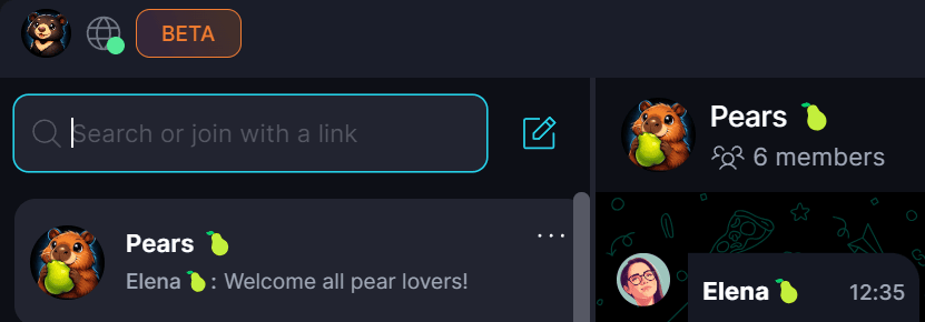 Invite Peers π Β· Share group invite link They can join by pasting the link into the 'Search or join with a link' field in Keet.